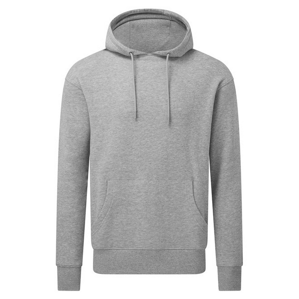 Grey - Front - Anthem Unisex Adult Marl Hoodie