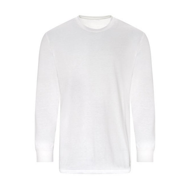 White - Front - PRORTX Mens Pro Long-Sleeved T-Shirt