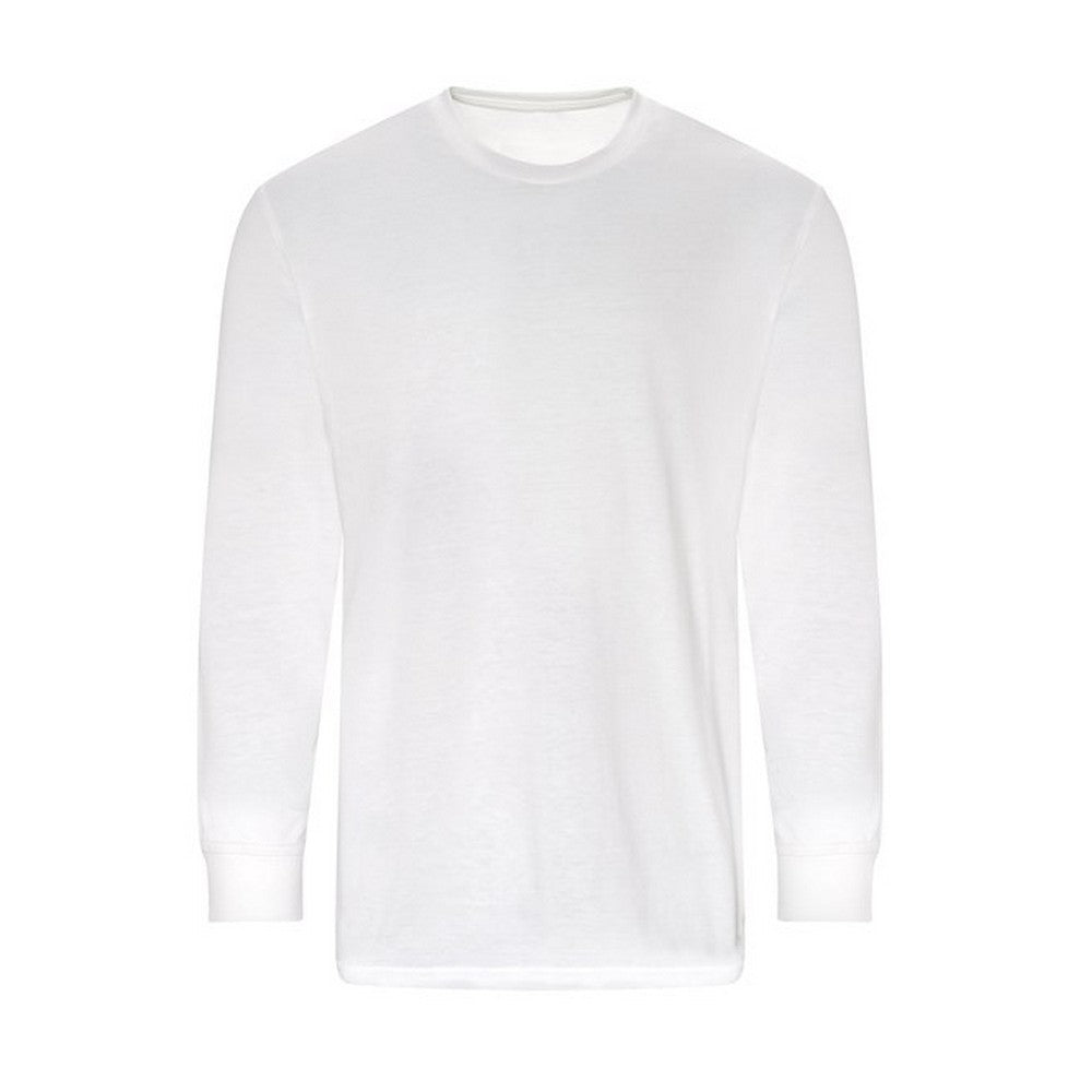 White - Front - PRORTX Mens Pro Long-Sleeved T-Shirt