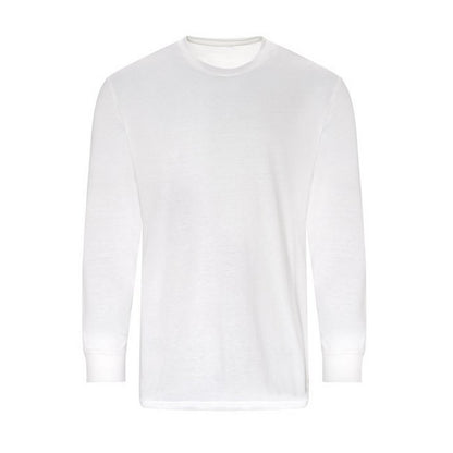 White - Front - PRORTX Mens Pro Long-Sleeved T-Shirt