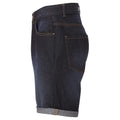 Indigo - Side - Wombat Mens Denim Shorts