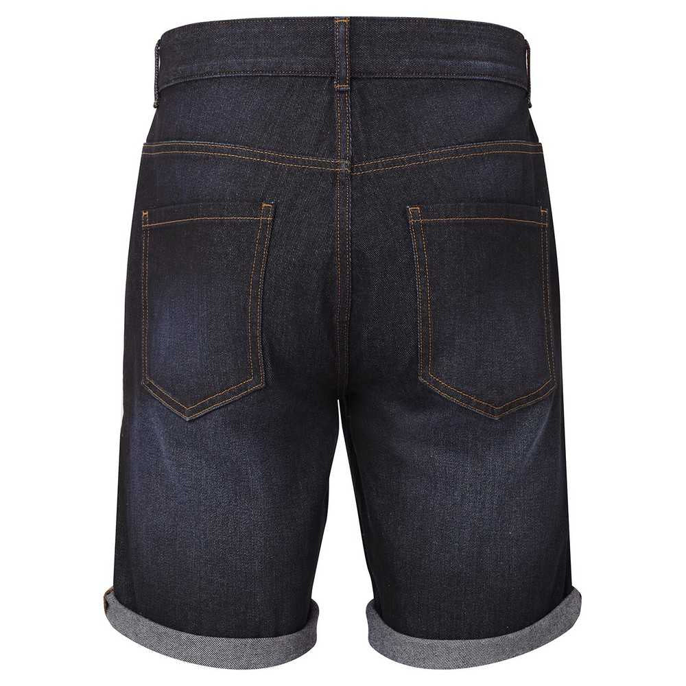Indigo - Side - Wombat Mens Denim Shorts