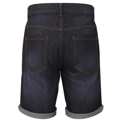Indigo - Side - Wombat Mens Denim Shorts