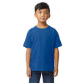 Royal Blue - Side - Gildan Childrens-Kids Softstyle Midweight T-Shirt
