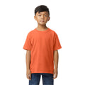 Orange - Front - Gildan Childrens-Kids Softstyle Midweight T-Shirt
