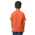 Orange - Back - Gildan Childrens-Kids Softstyle Midweight T-Shirt