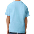 Light Blue - Back - Gildan Childrens-Kids Softstyle Midweight T-Shirt