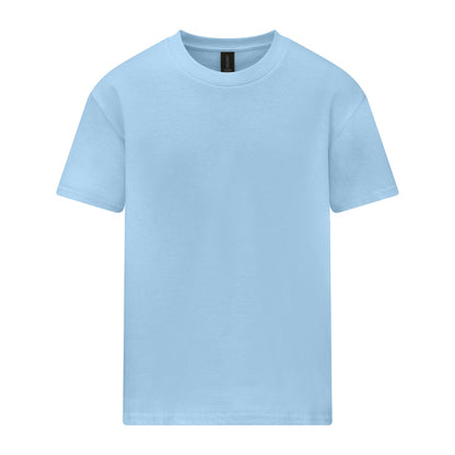 Light Blue - Front - Gildan Childrens-Kids Softstyle Midweight T-Shirt