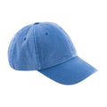 Cornflower Blue - Front - Beechfield Unisex Adult Vintage Low Profile Cap