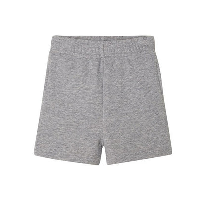 Heather Grey Melange - Front - Babybugz Baby Essential Shorts