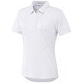 White - Front - Adidas Womens-Ladies Primegreen Performance Polo Shirt