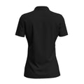 Black - Back - Adidas Womens-Ladies Primegreen Performance Polo Shirt
