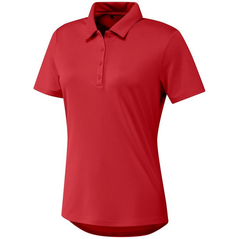 Collegiate Red - Front - Adidas Womens-Ladies Primegreen Performance Polo Shirt