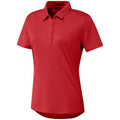Collegiate Red - Front - Adidas Womens-Ladies Primegreen Performance Polo Shirt