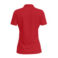 Collegiate Red - Back - Adidas Womens-Ladies Primegreen Performance Polo Shirt
