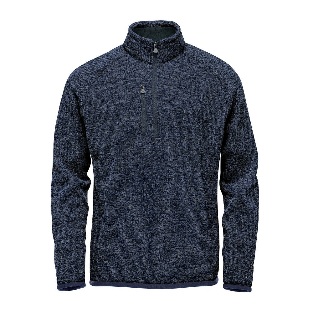 Navy - Front - Stormtech Mens Avalanche Quarter Zip Fleece Top
