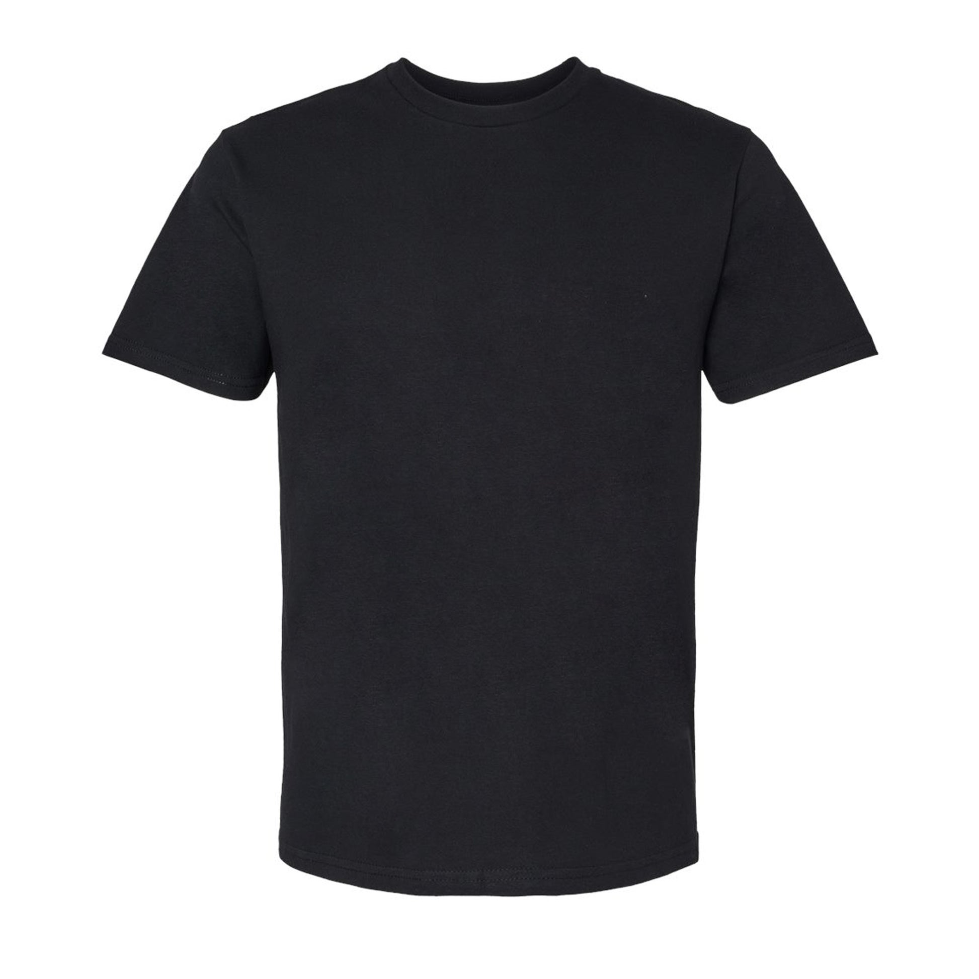 Pitch Black - Front - Gildan Unisex Adult Softstyle Midweight T-Shirt