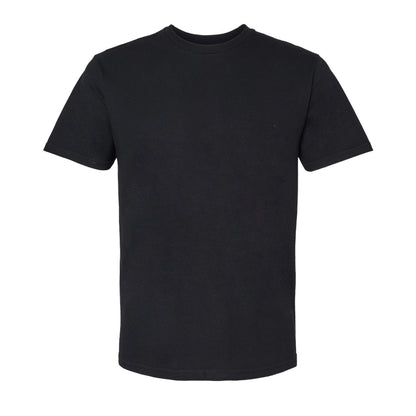 Pitch Black - Front - Gildan Unisex Adult Softstyle Midweight T-Shirt