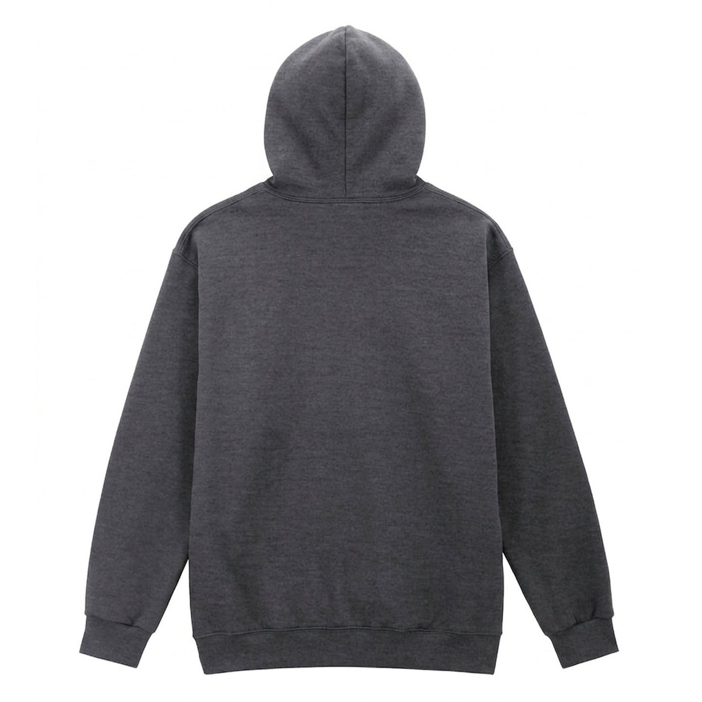 Heather Black - Back - Gildan Unisex Adult Softstyle Fleece Midweight Hoodie
