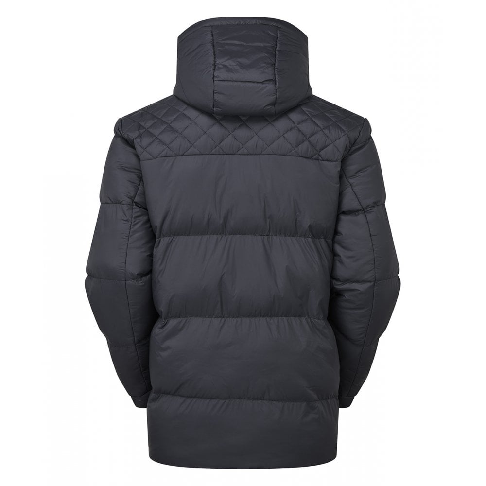 Black - Back - 2786 Mens Fara Recycled Padded Jacket