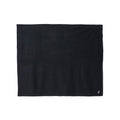 Black - Back - Gildan Heavy Blend Fleece Stadium Blanket
