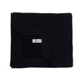 Black - Side - Gildan Heavy Blend Fleece Stadium Blanket