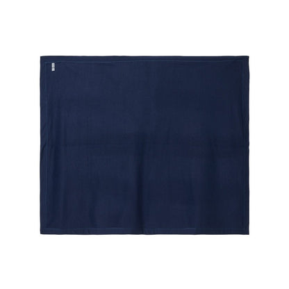 Navy - Back - Gildan Heavy Blend Fleece Stadium Blanket
