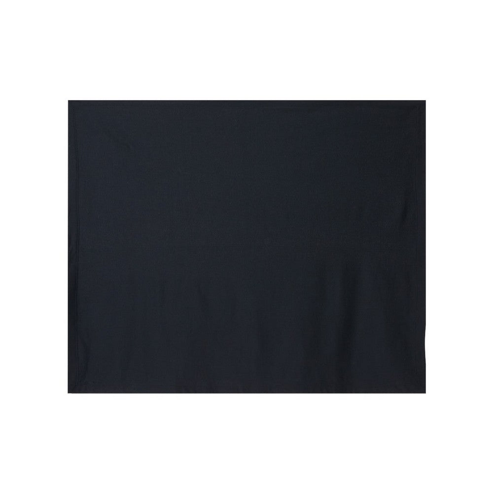 Black - Front - Gildan Heavy Blend Fleece Stadium Blanket