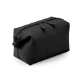 Black - Front - Bagbase Matte PU Pouch