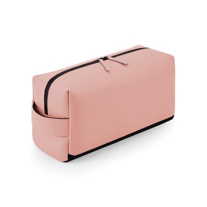 Nude Pink - Front - Bagbase Matte PU Accessory Bag