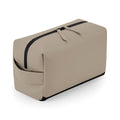 Clay - Front - Bagbase Matte PU Toiletry Bag