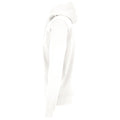 White - Side - Build Your Brand Mens Plain Full Zip Hoodie