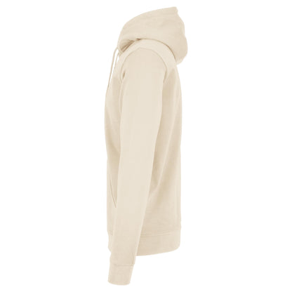 Sand - Side - Build Your Brand Mens Plain Full Zip Hoodie