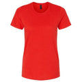 Red - Front - Gildan Womens-Ladies Softstyle Midweight T-Shirt
