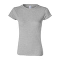 Sports Grey - Front - Gildan Womens-Ladies Softstyle Midweight T-Shirt