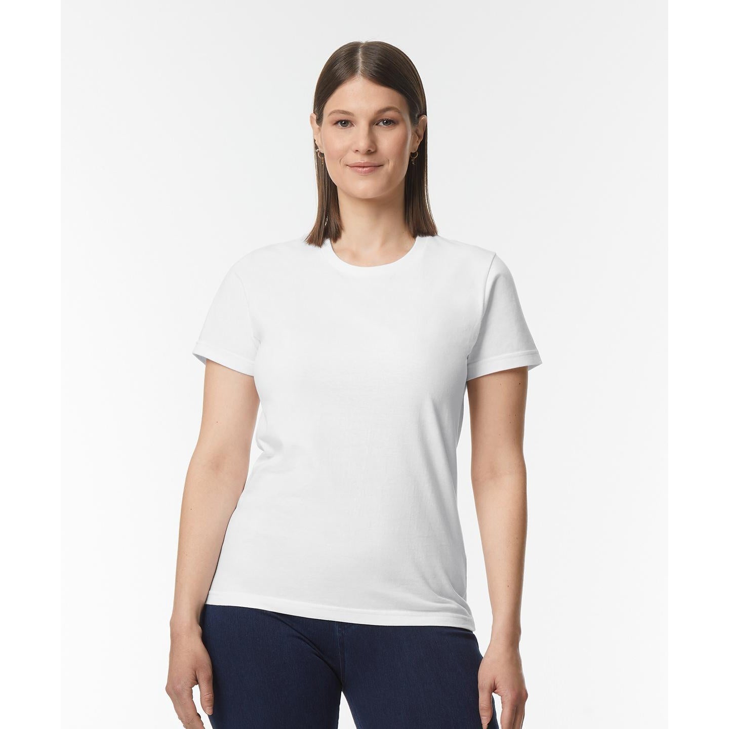 Royal Blue - Front - Gildan Womens-Ladies Softstyle Midweight T-Shirt