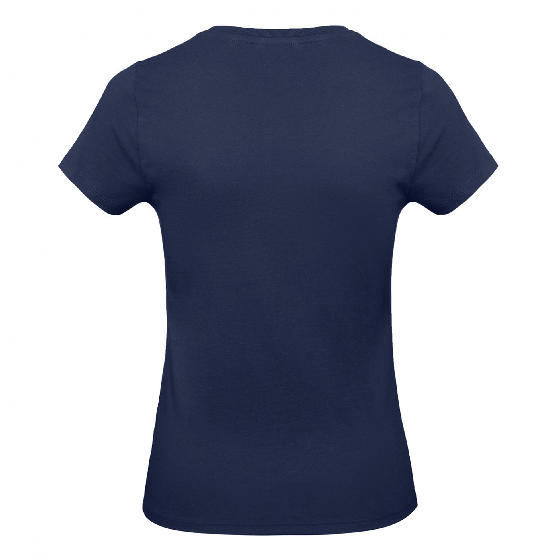 Navy - Back - Gildan Womens-Ladies Softstyle Midweight T-Shirt