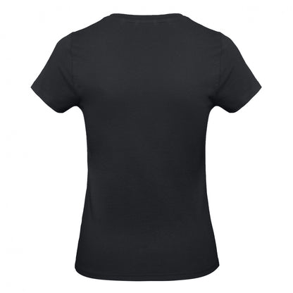 Pitch Black - Back - Gildan Womens-Ladies Softstyle Midweight T-Shirt
