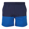 Navy-Royal Blue - Back - Asquith & Fox Mens Swim Shorts