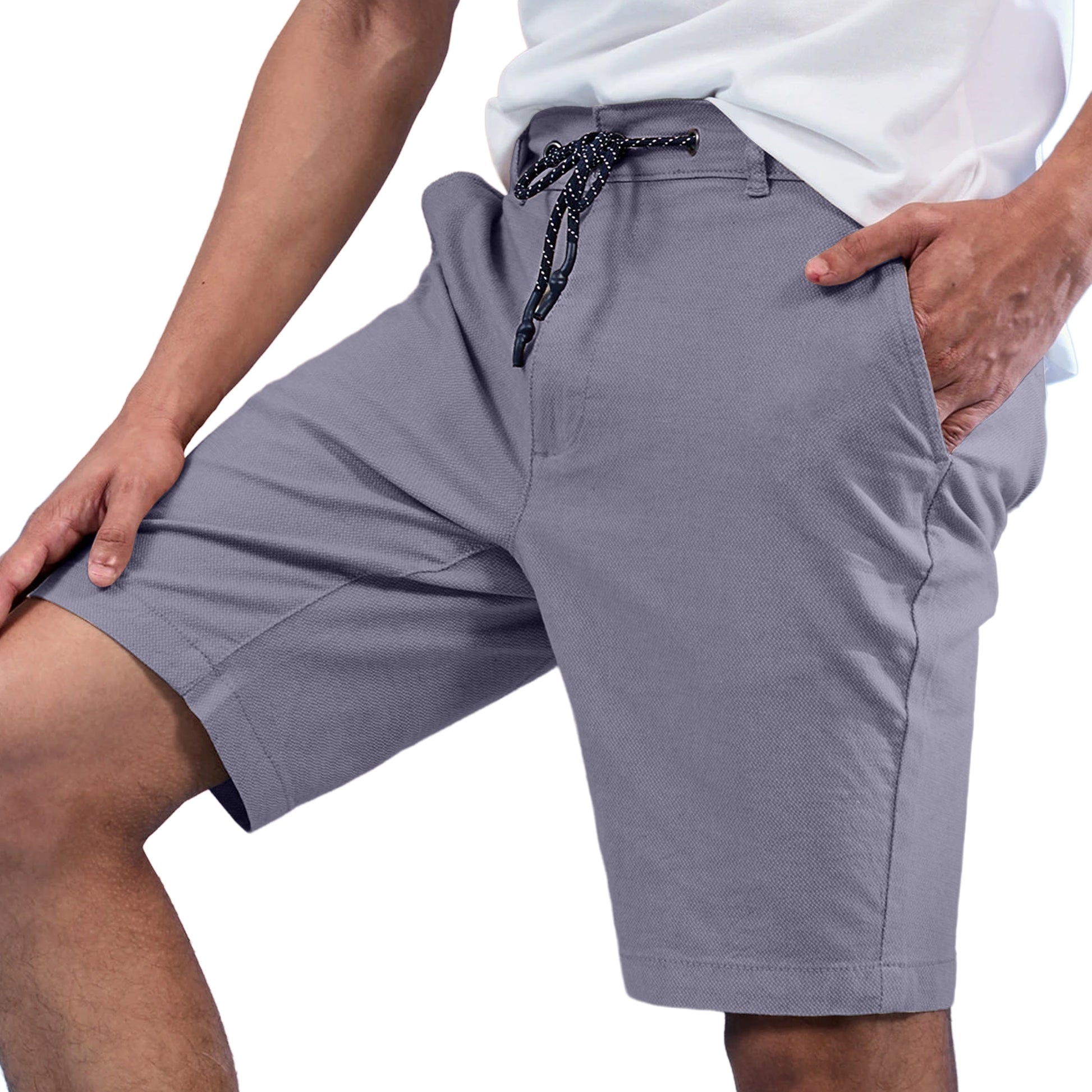 Navy - Back - Asquith & Fox Mens Chino Everyday Shorts