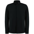 Black - Front - Kustom Kit Mens Superwash 60°C Tailored Long-Sleeved Shirt