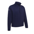 Peacoat Navy - Front - Callaway Mens Waffle Quarter Zip Sweatshirt