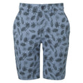 Blue - Front - Wombat Mens Palm Print Shorts