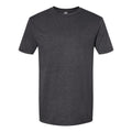 Pitch Black - Front - Gildan Unisex Adult Softstyle CVC T-Shirt