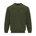 Military Green - Front - Gildan Unisex Adult Softstyle Fleece Midweight Sweatshirt