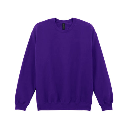 Purple - Front - Gildan Unisex Adult Softstyle Fleece Midweight Sweatshirt