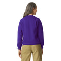 Purple - Back - Gildan Unisex Adult Softstyle Fleece Midweight Sweatshirt