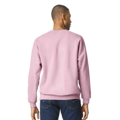 Light Pink - Back - Gildan Unisex Adult Softstyle Fleece Midweight Sweatshirt