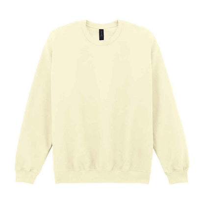 Off White - Front - Gildan Unisex Adult Softstyle Fleece Midweight Sweatshirt