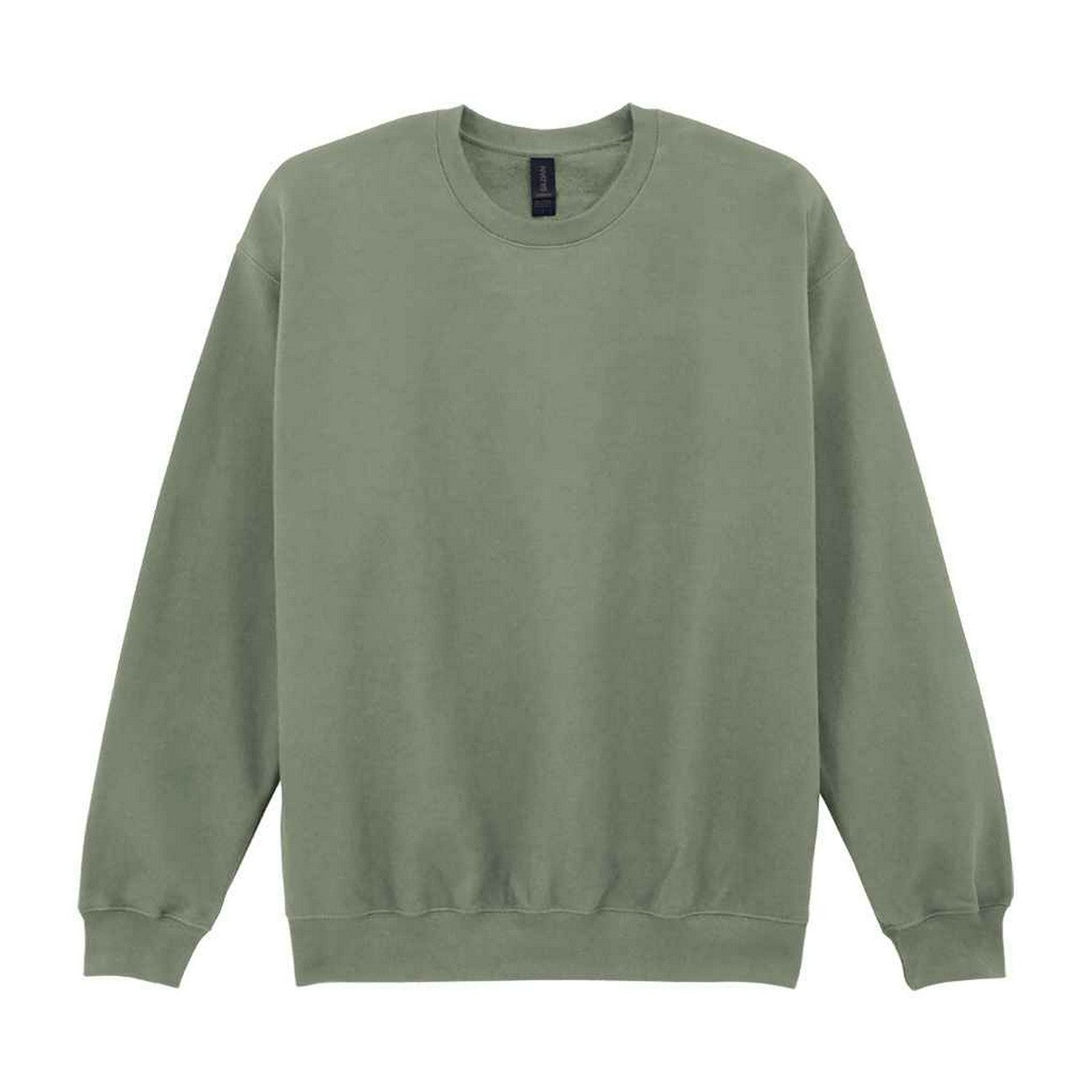Sage - Front - Gildan Unisex Adult Softstyle Fleece Midweight Sweatshirt